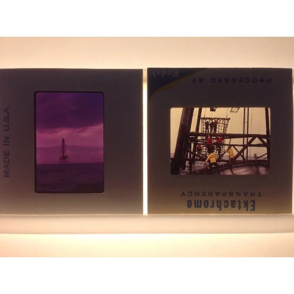 Lot 2 Vintage 1970 SEALAND Suffolk England Ektachrome Photograph Color Slides